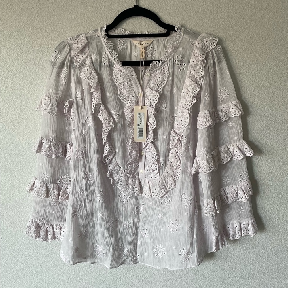 What a find!!! ❤️ lace and ruffle details